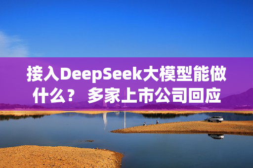 接入DeepSeek大模型能做什么？ 多家上市公司回应