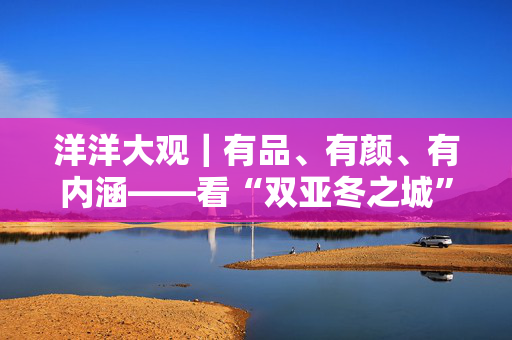 洋洋大观｜有品、有颜、有内涵——看“双亚冬之城”的这些“巧心思”