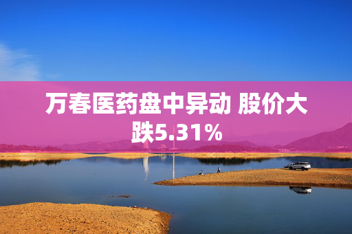 万春医药盘中异动 股价大跌5.31%