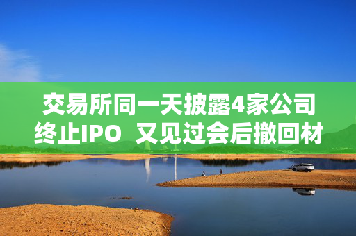 交易所同一天披露4家公司终止IPO  又见过会后撤回材料现象