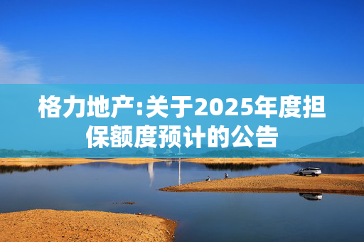 格力地产:关于2025年度担保额度预计的公告