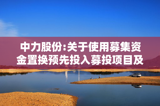 中力股份:关于使用募集资金置换预先投入募投项目及已支付发行费用的自筹资金的公告