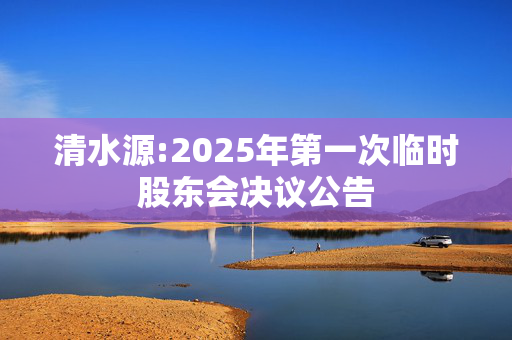 清水源:2025年第一次临时股东会决议公告