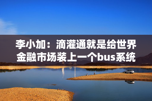 李小加：滴灌通就是给世界金融市场装上一个bus系统