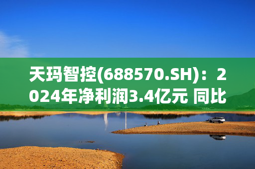 天玛智控(688570.SH)：2024年净利润3.4亿元 同比减少20.01%