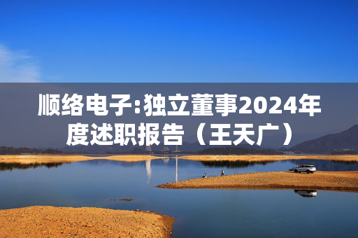 顺络电子:独立董事2024年度述职报告（王天广）