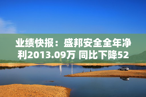 业绩快报：盛邦安全全年净利2013.09万 同比下降52.64%