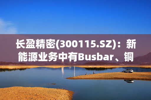 长盈精密(300115.SZ)：新能源业务中有Busbar、铜排、软连接等产品