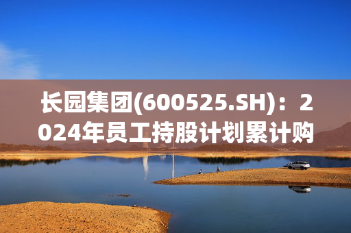 长园集团(600525.SH)：2024年员工持股计划累计购买2143.67万股