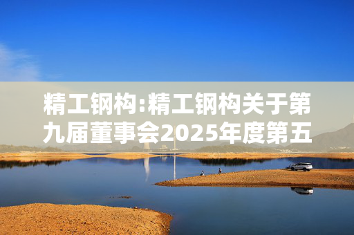 精工钢构:精工钢构关于第九届董事会2025年度第五次临时会议决议公告